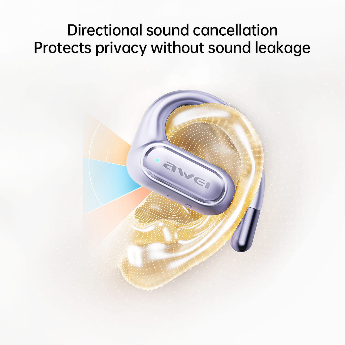 AWEI T93 Earbuds  (AI,OWS,Air Conduction,Sports)