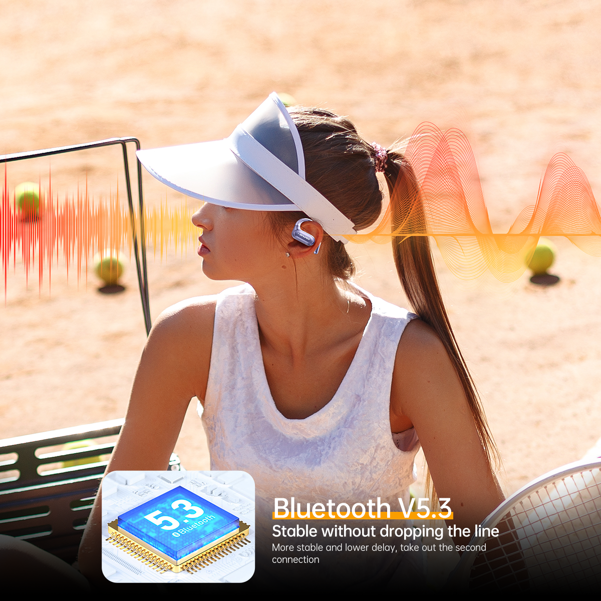 AWEI T93 Earbuds  (AI,OWS,Air Conduction,Sports)