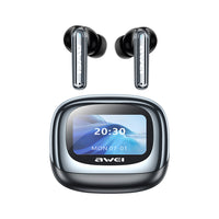 AWEI TP92 ANC+ENC Earbuds  (ANC+ENC, Touch Color Screen, 30H Battery, Bluetooth 6.0) thumbnail