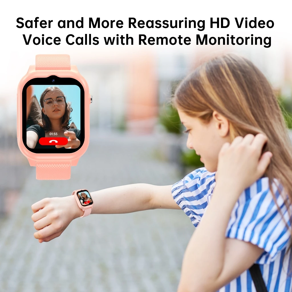 Awei H29 Kids Smart Watch (4G Video Calling,GPS Tracker,Precision Safety)