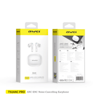 AWEI T92ANC Pro Earphone (Active Noise Cancellation,Clear Calls) thumbnail